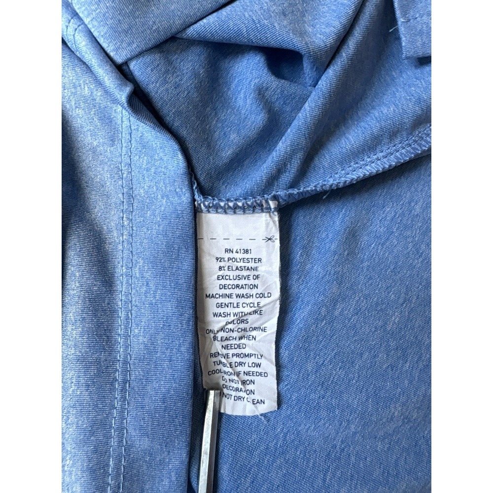 Polo‎ Ralph Lauren Mens XL Performance Shirt Golf Polo Short Sleeve Solid Blue - Picture 5 of 7